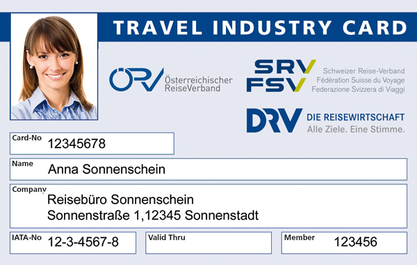 drv karte Travel Industry Card Srv Fsv drv karte